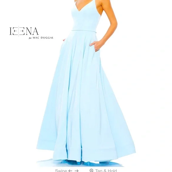 Mac Duggal | Dresses | Beautiful Light Blue Prom Or Homecoming Dress |  Poshmark